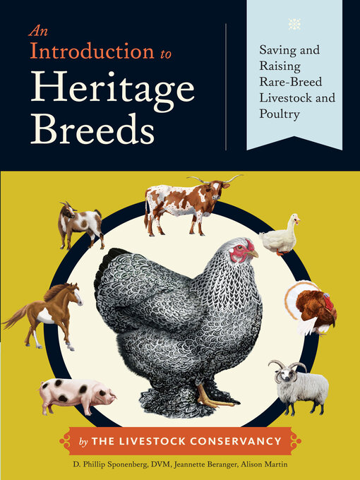 Title details for An Introduction to Heritage Breeds by D. Phillip Sponenberg DVM - Available